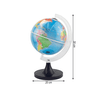 Kit Globo Terrestre 21cm Profissional + Mapa Mundi + Mapa do Brasil 120x90cm Atualizado Escolar - 2
