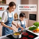 Ver imagem 6 de Cooktop Elétrico Amzchef 30" com 4 Bocas, 6700w e Controle Touch (preto)