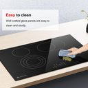 Ver mais imagens de Cooktop Elétrico Amzchef 30" com 4 Bocas, 6700w e Controle Touch (preto)