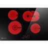 Cooktop Elétrico Amzchef 30" com 4 Bocas, 6700w e Controle Touch (preto) - 1