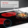Cooktop Elétrico Amzchef 30" com 4 Bocas, 6700w e Controle Touch (preto) - 7