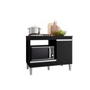 Ver imagem 1 de Balcão de Cozinha para  Cooktop Carla - Preto