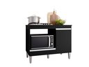 Ver imagem 1 de Balcão de Cozinha para Cooktop Carla - Preto
