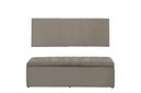 Ver imagem 1 de Kit Calçadeira e Painel Vitoria 193 cm Suede Bege