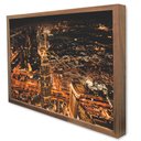 Ver imagem 4 de Quadro Decorativo Caixa Vista de Dubai Tacolado Moldura Caixa 3cm Madeira com Vidro 40 X 60cm