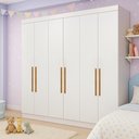 Ver imagem 4 de Guarda-roupa Infantil 6 Portas Ravi