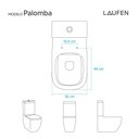 Ver imagem 3 de Tampa de Vaso Polipropileno Palomba Branco para Bacia Laufen