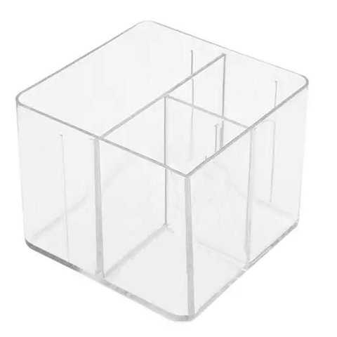Porta Objetos com 3 Divisórias 3020h Cristal - Dello