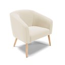 Ver imagem 6 de Kit 01 Namoradeira 02Lug E 02 Poltronas Stella Natural Cinza