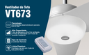 Ver imagem 7 de Ventilador de Teto Latina VT673 Controle Remoto Branco 220V