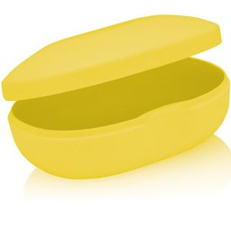 Saboneteira Para Viagem Bolsa Academia Porta Sabonete Barra Amarelo - 1