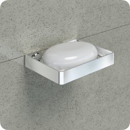 Suporte Porta Sabonete Saboneteira De Parede Para Banheiro - 1 Suporte Porta Sabonete Saboneteira De Parede Para Banheiro - 1