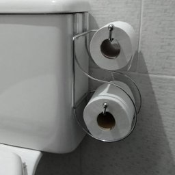 Suporte Duplo Porta Papel Higiênico Caixa Descarga Acoplada - 4