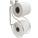 Ver imagem 1 de Suporte Duplo Porta Papel Higiênico Caixa Descarga Acoplada