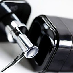 Saboneteira De Válvula Porta Sabonete Líquido 290ml Banheiro Preta - 3 Saboneteira De Válvula Porta Sabonete Líquido 290ml Banheiro Preta - 3