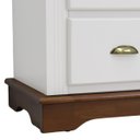 Ver imagem 4 de Balcão Buffet 4 Portas 2 Gavetas Manchester 2042 Linz Móveis - Branco/imbuia Glazer