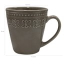 Ver imagem 1 de Xícara Corona Caneca De Cerâmica Café Chá 300ml Trabalhada Cinza