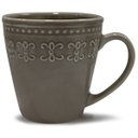 Ver imagem 3 de Xícara Corona Caneca De Cerâmica Café Chá 300ml Trabalhada Cinza
