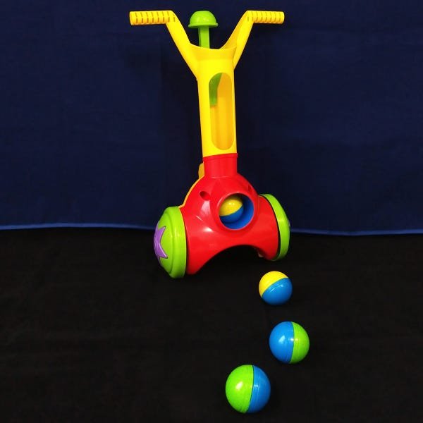 Brinquedo Infantil Boom Ball Andador Lançador De Bolas - 4