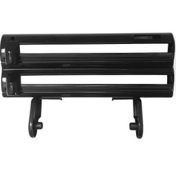 Porta Rolos Maxroll 3x1 Com Cortadores Aluminio Toalha Pvc Preto - 4 Porta Rolos Maxroll 3x1 Com Cortadores Aluminio Toalha Pvc Preto - 4