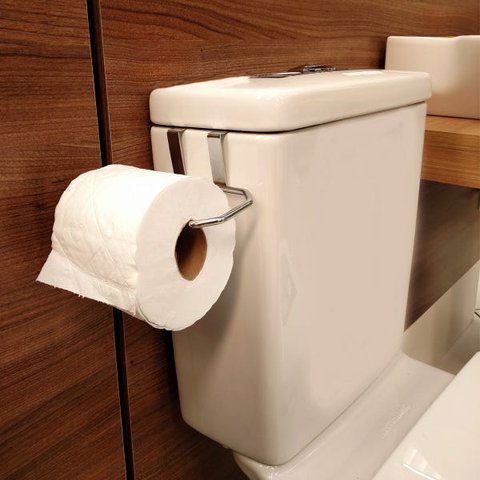 Porta Papel Higiênico Caixa Acoplada Papeleira De Encaixe