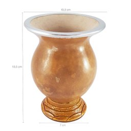 Cuia Para Chimarrão Mate Tererê Lisa De Porongo Tradicional - 2 Cuia Para Chimarrão Mate Tererê Lisa De Porongo Tradicional - 2