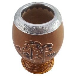 Cuia Para Chimarrão Terere Mate Coquinho Com Pé Média Cavalo - 4