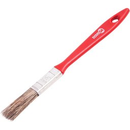 Pincel 1/2 Cerda Gris Cabo Plástico Para Tintas Latéx E Acr - 2