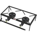 Ver imagem 1 de Fogareiro 2 Bocas Alta Pressão Camping Cerveja Artesanal