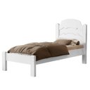 Ver imagem 6 de Cama de Solteiro Iris Branco Resistente de Mdf com Colchão D20
