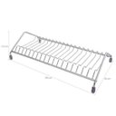 Ver imagem 2 de Suporte Porta 18 Pratos Organizador Armário Cozinha Cromado