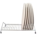 Ver imagem 1 de Suporte Porta 18 Pratos Organizador Armário Cozinha Cromado