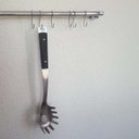 Ver imagem 2 de Suporte Em Barra Para Utensilios 40cm Com 6 Ganchos Aço Cromado