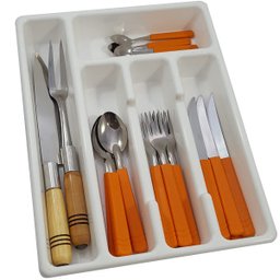 Separador Organizador Gavetas Talheres Com 5 Divisórias - 4