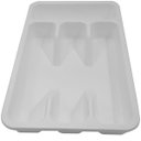 Ver imagem 1 de Porta Separador Quatro Divisor De Talher Organizador Gaveta Branco