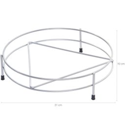 Suporte Para Botijão de Gás Vaso de Flores Reforçado Com Pé - 3 Suporte Para Botijão de Gás Vaso de Flores Reforçado Com Pé - 3