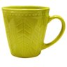 Xícara Corona Caneca De Cerâmica Café Chá 300ml Trabalhada Verde - 1