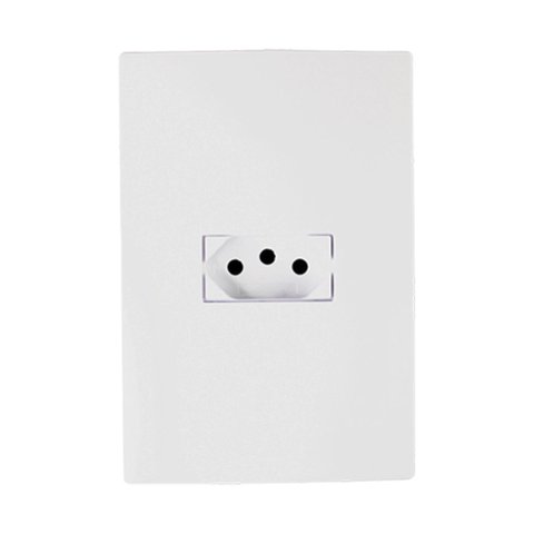 Kit 2 Tomada Elétrica Branca 10a Completa Linha I9 - Ilumi