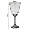 Caixa com 36 taças em vidro para vinho Lírio 250ml Incolor - 4