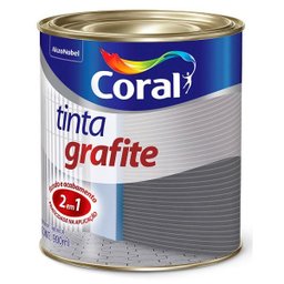Coral Tinta Grafite 900ml Fosco Grafite Claro 01 Unidade - 1 Coral Tinta Grafite 900ml Fosco Grafite Claro 01 Unidade - 1