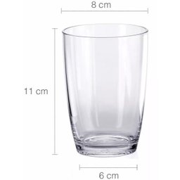 Copo 300mL Suco Refrigerante Água Vitra Natural Estireno - 2 Copo 300mL Suco Refrigerante Água Vitra Natural Estireno - 2