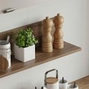 Ver imagem 6 de Prateleira Decorativa de Parede para Cozinha Odda Nogal