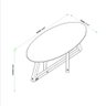 Mesa de Centro Oval Classic Off White - 3