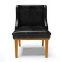 Ver imagem 7 de Cadeira Liz Corano Base Fixa Madeira Castanho - Cor Preto