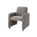 Ver imagem 4 de Poltrona Roma Decorativa Bouclê para Sala Matrix Cor:bouclê Cinza