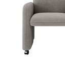 Ver imagem 7 de Poltrona Roma Decorativa Bouclê para Sala Matrix Cor:bouclê Cinza