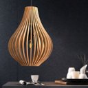 Ver imagem 1 de Luminária Teto Tipo Pendente em MDF - Completa