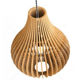 Luminária Teto Tipo Pendente em MDF - Completa - 4