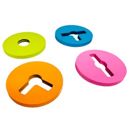 Brinquedo Educativo de Encaixe Passa Círculos Carimbras 4140 - 3