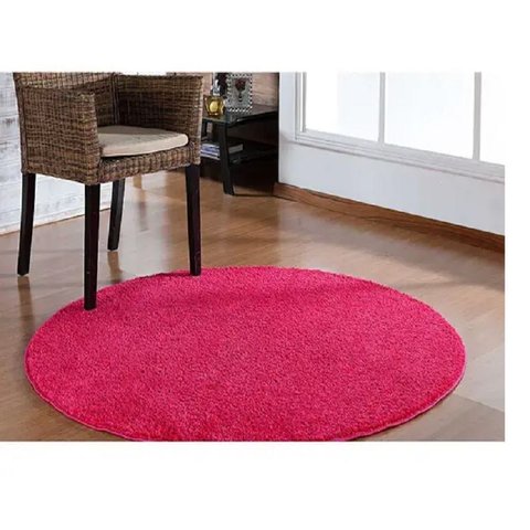 Tapete Redondo Antiderrapante 1,50 Classic Oas Pink